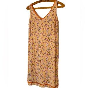 Vintage 90s Gap Dress XS Midi Cottage Coquette Sleeveless Floral Mini Whimsy